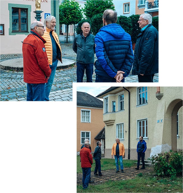 Bürgerliste Riedenburg im Gespräch vor Ort